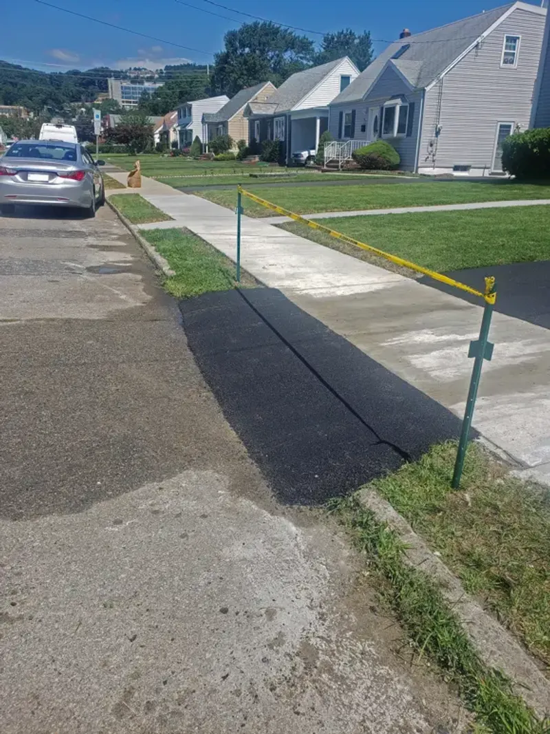 Driveway Aprons in Northern NJ | Smooth and Durable Transitions - Work in Progress - MAC Paving and Sealcoating
