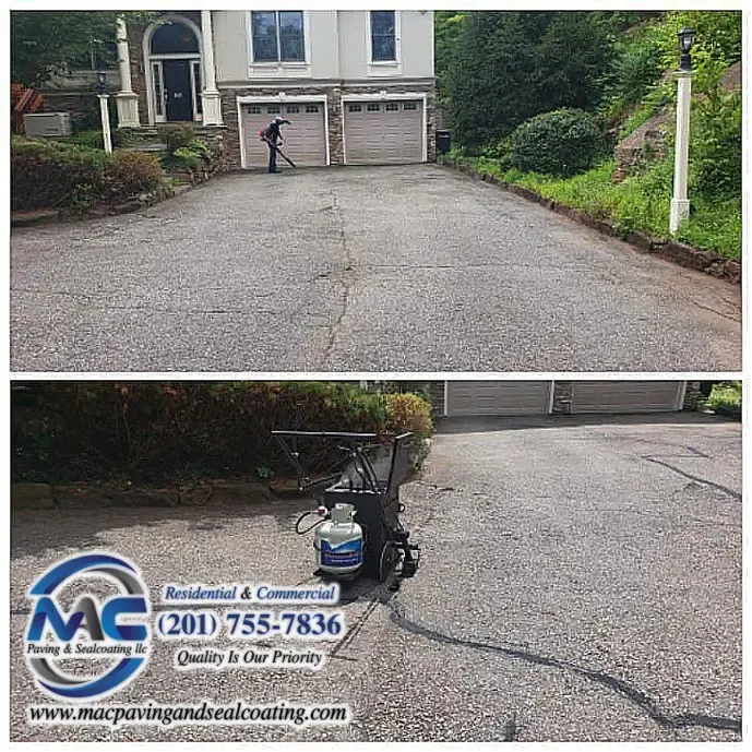 Crack Filling Service by MAC Paving and Sealcoating – Asphalt Repair and Pavement Maintenance in New Jersey.