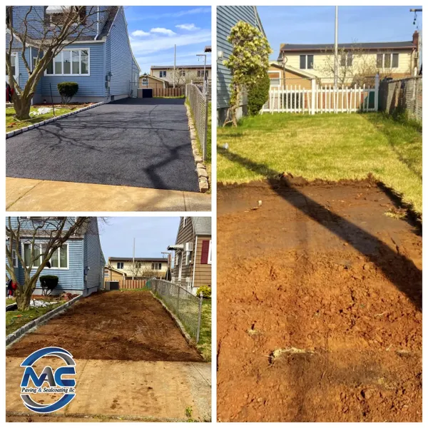 Residential driveway paving installation in Passaic County NJ