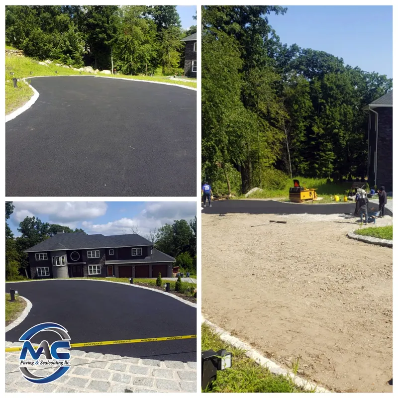Replacement driveway finishing pass in Union County NJ
