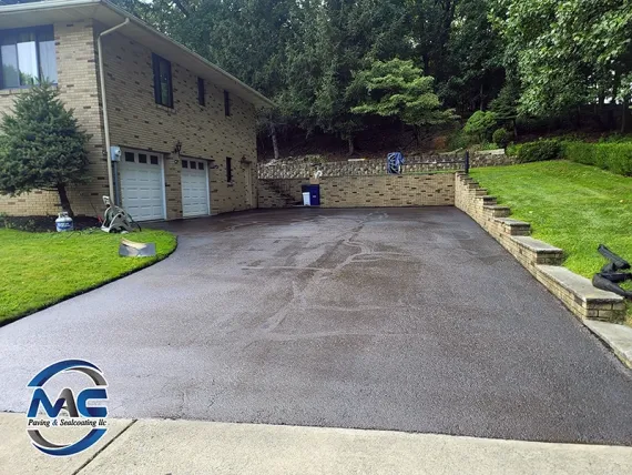 Stone border walkway upgrade near Somerset County NJ
