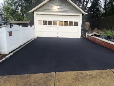 Driveway replacement excavation underway in Morris County NJ