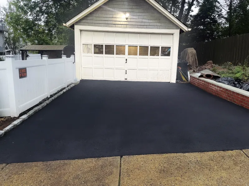 Private driveway replacement project in Sussex County NJ